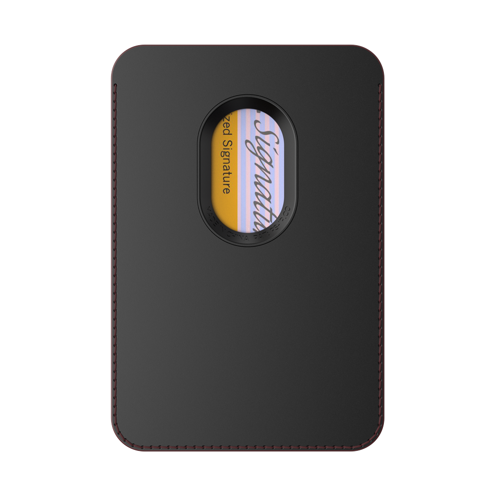 Aluminum Oxblood — Softgoods MagSafe PopWallet+ - US 87017