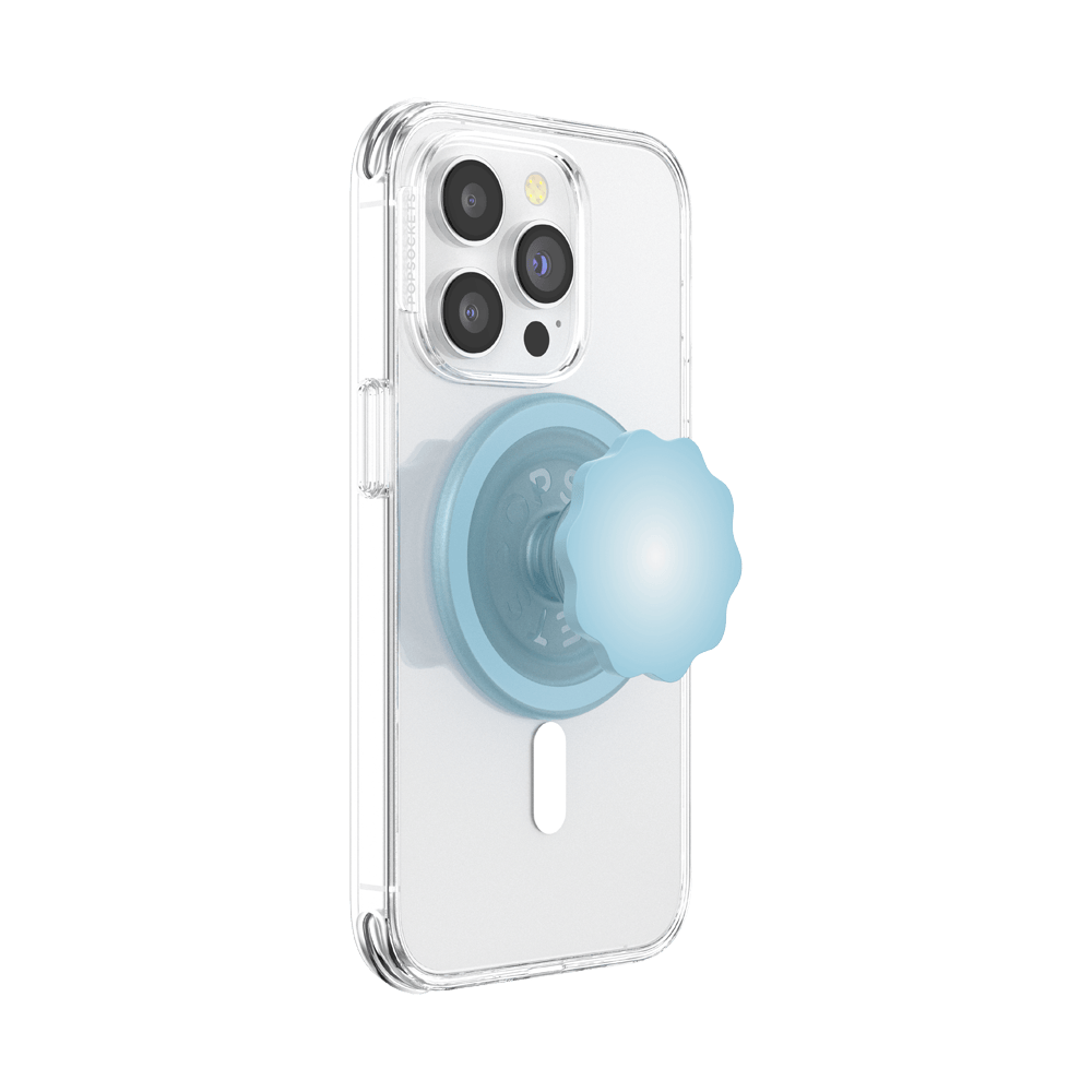 Molded Flower Blue Sigh — MagSafe PopGrip - US 52109
