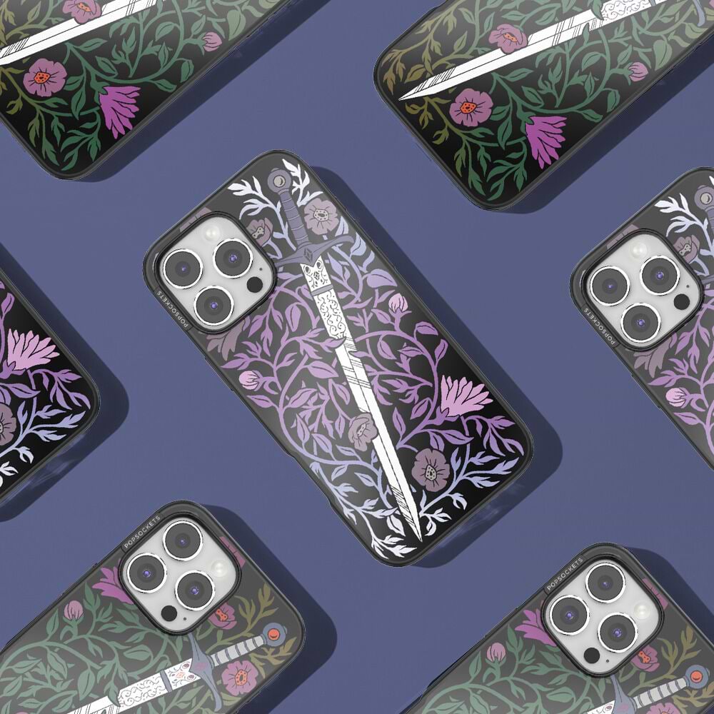 Mirror Thorny Blade Lavender — iPhone 16 Pro MagSafe Case - US 69597
