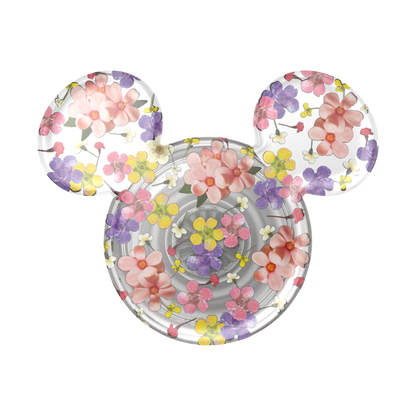 Translucent Mickey Mouse Cascading Flowers — Adhesive PopGrip - US 55043