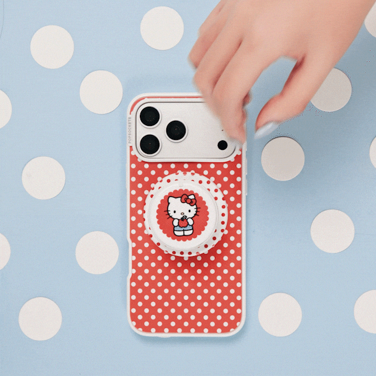 Cherry Red Polka Dot — iPhone 17 Pro Max MagSafe Case - US 12341