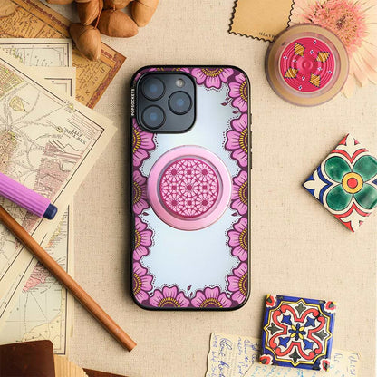Bonita Border Pink — iPhone 16 Plus MagSafe Case - US 84186