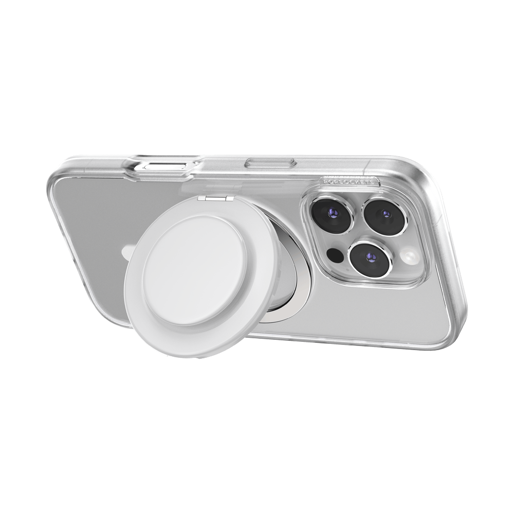 Glossy White — MagSafe Kick-Out Grip & Stand - US 92318