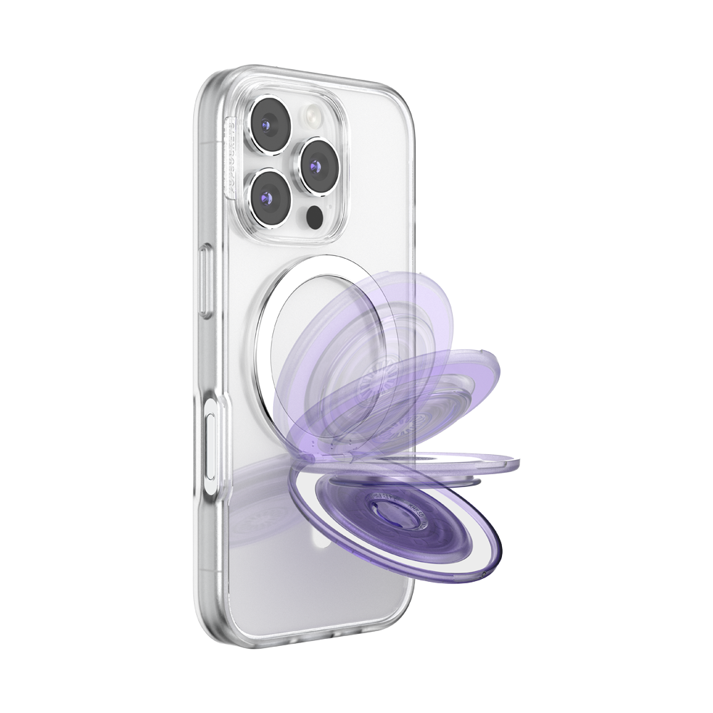 Translucent Dusty Purple — MagSafe Kick-Out Grip & Stand - US 77390