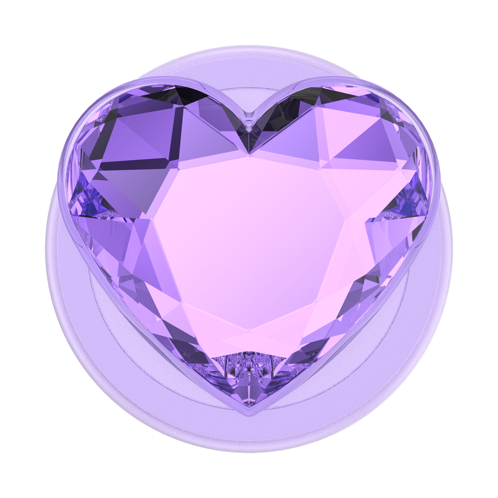 Crystal Heart Lavender —  MagSafe PopGrip - US 40776
