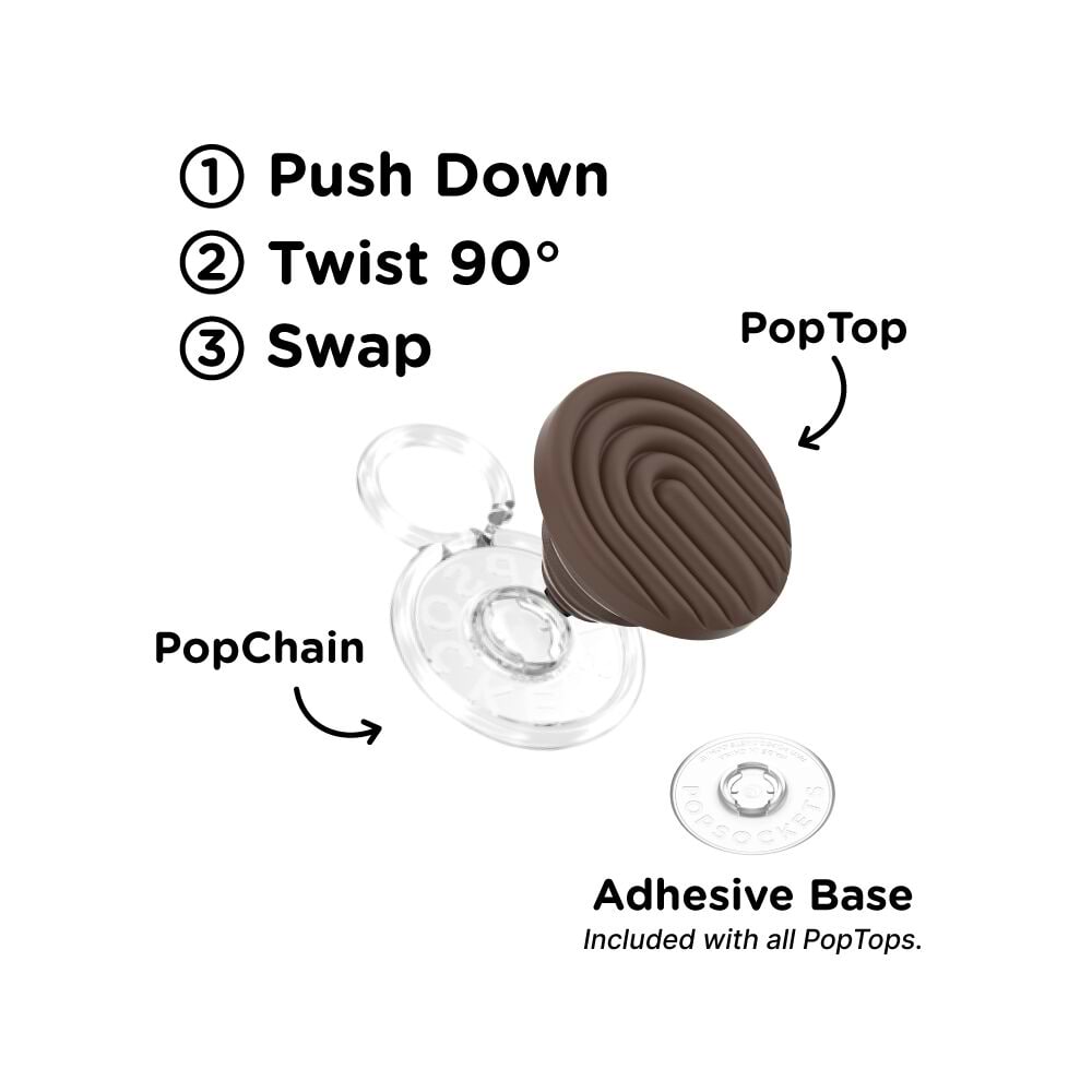 PopOut Curves Cocoa — PopTop - US 53185