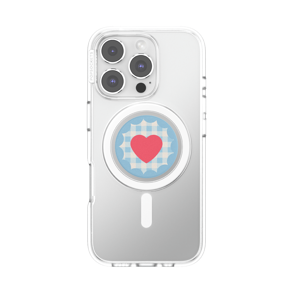 Gingham Heart —  MagSafe PopGrip - US 37826