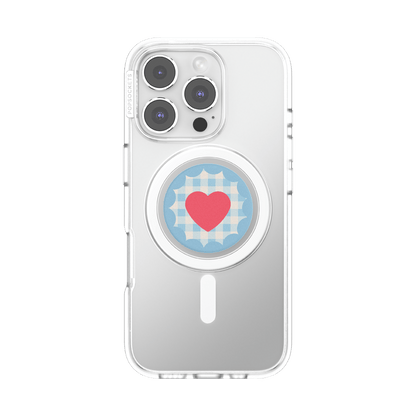 Gingham Heart —  MagSafe PopGrip - US 37826