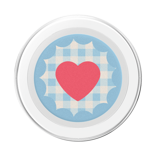 Gingham Heart —  MagSafe PopGrip - US 17148