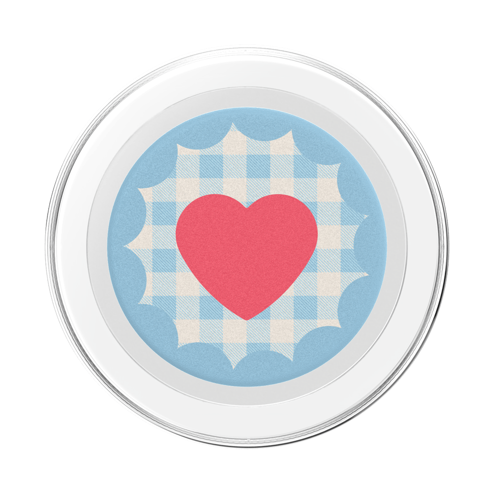 Gingham Heart —  MagSafe PopGrip - US 43553