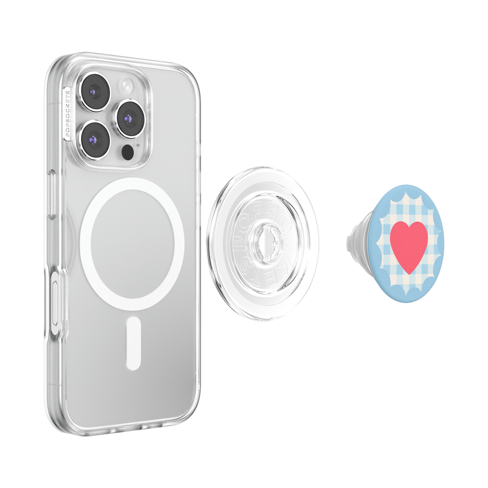 Gingham Heart —  MagSafe PopGrip - US 81866