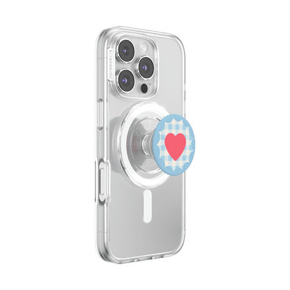 Gingham Heart —  MagSafe PopGrip - US 37826