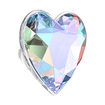 Iridescent Crystal Heart — MagSafe PopGrip - US 18214