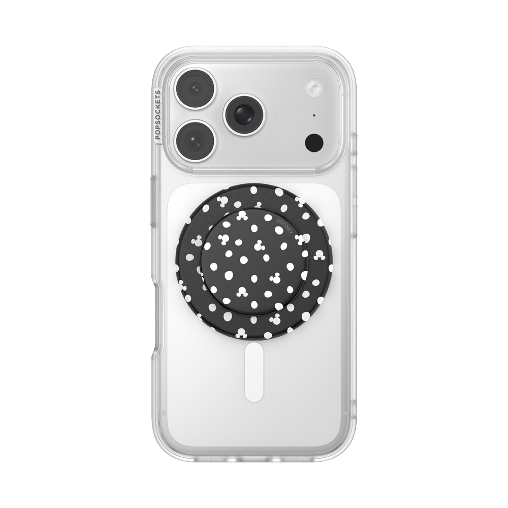 Mickey Polka Dot Black — MagSafe PopGrip - US 91886