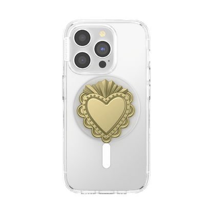 PopOut Sacred Heart Gold — MagSafe PopGrip - US 10529