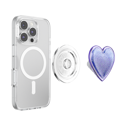 Tidepool Squishy Heart Lavender — MagSafe PopGrip - US 45427