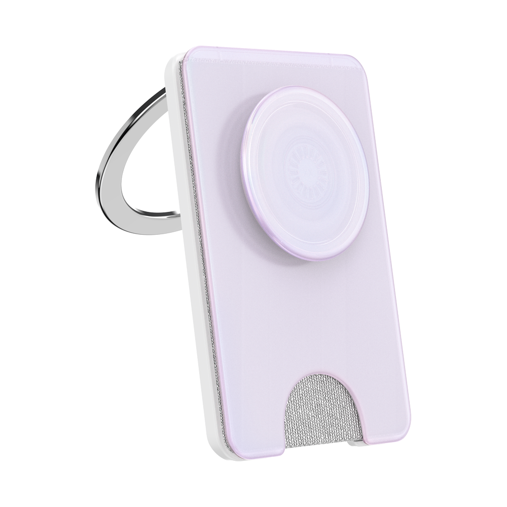 Opalescent White — MagSafe Kick-Out PopWallet+ & Stand - US 01514