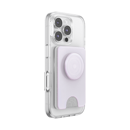 Opalescent White — MagSafe Kick-Out PopWallet+ & Stand - US 51346
