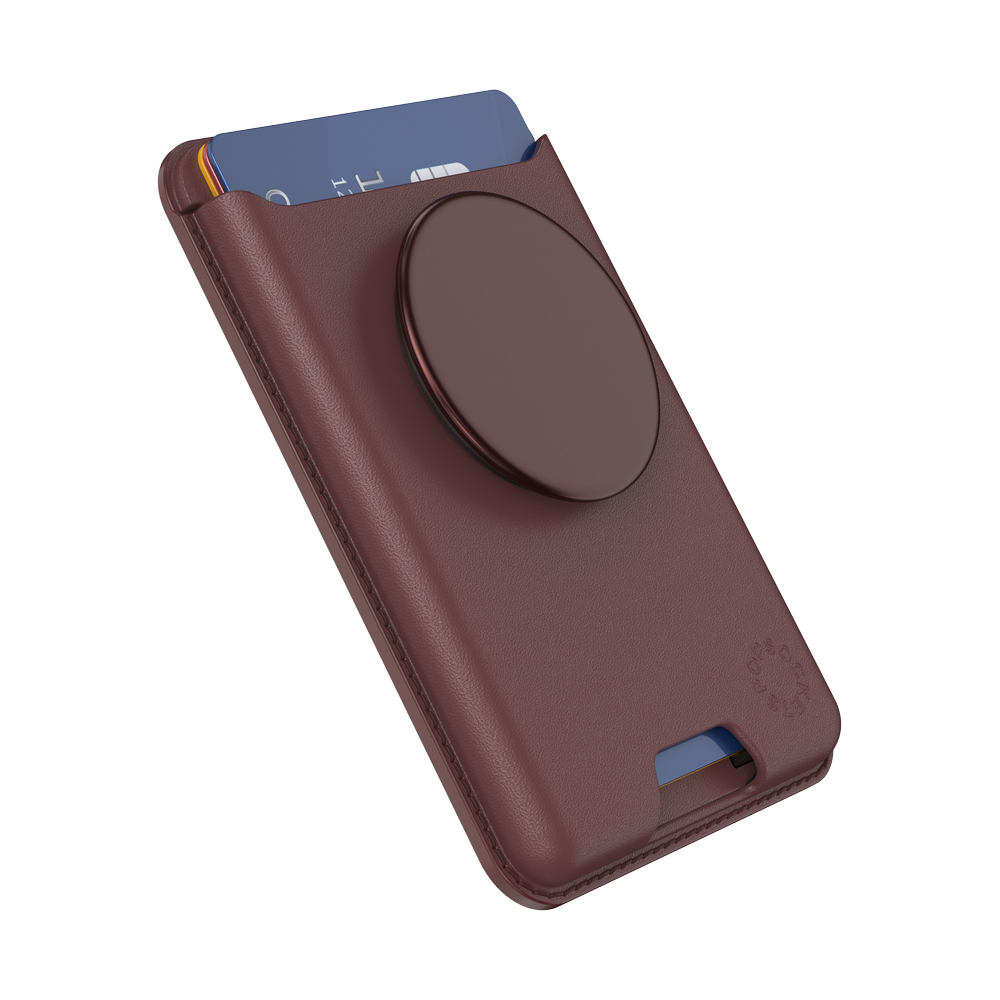 Aluminum Oxblood — Softgoods MagSafe PopWallet+ - US 87017