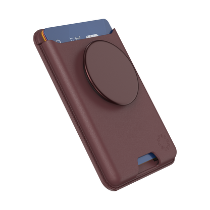 Aluminum Oxblood — Softgoods MagSafe PopWallet+ - US 87017