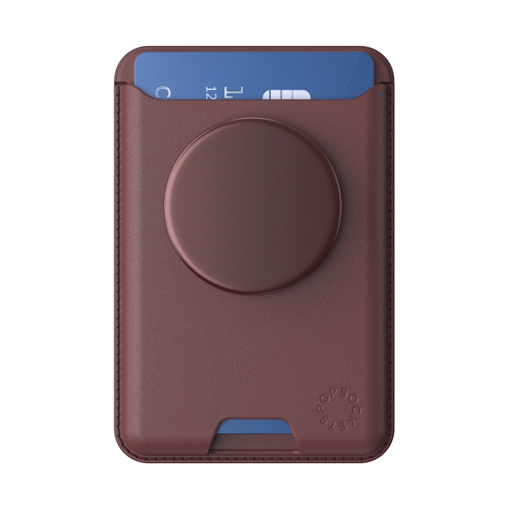 Aluminum Oxblood — Softgoods MagSafe PopWallet+ - US 24881