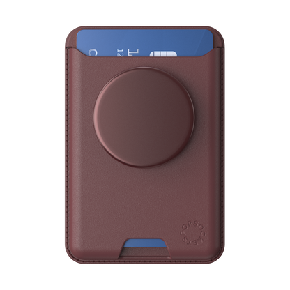 Aluminum Oxblood — Softgoods MagSafe PopWallet+ - US 22666