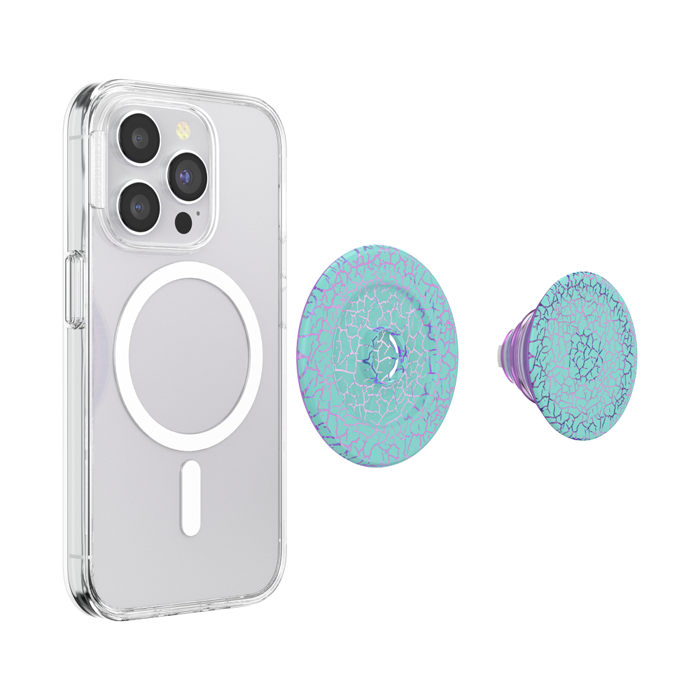 Crackle Reef Printed Sugar Plum — MagSafe PopGrip - US 31970