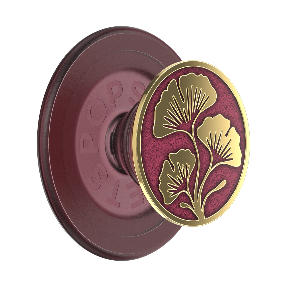 Enamel Ginkgo Oxblood — MagSafe PopGrip - US 23844