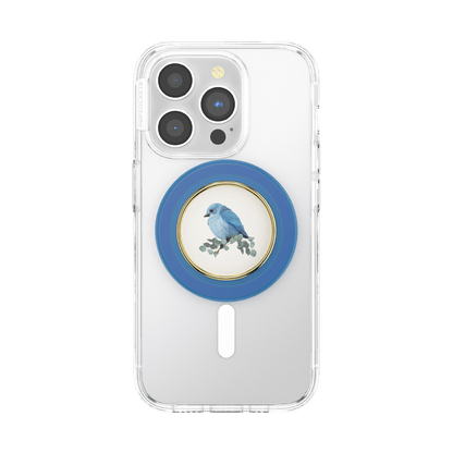 Enamel Blue Bird — MagSafe PopGrip - US 90081