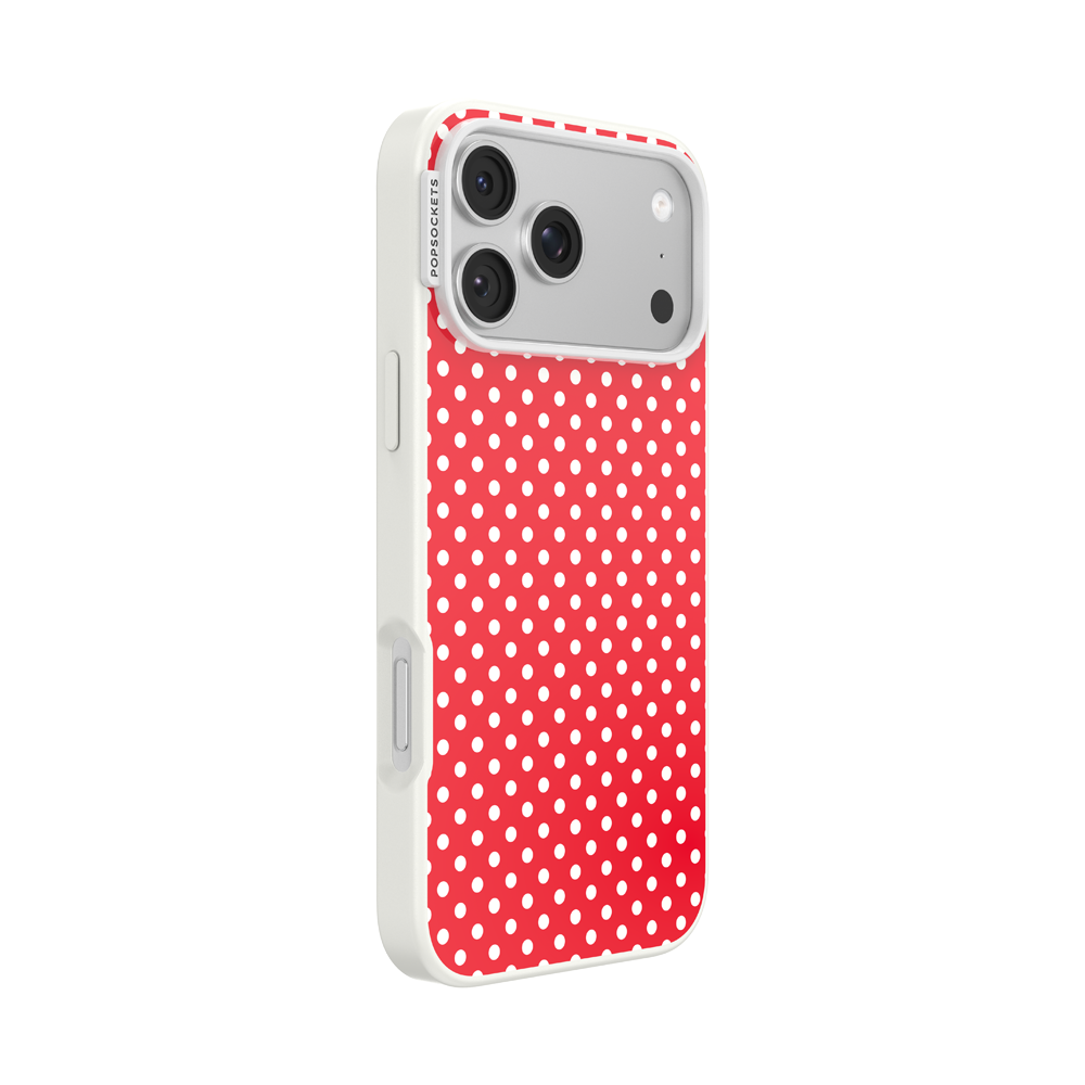 Cherry Red Polka Dot — iPhone 17 Pro Max MagSafe Case - US 12158