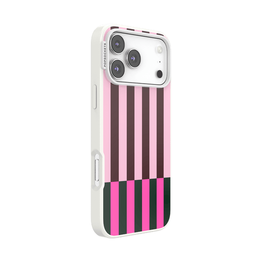 Pop of Pink Stripe — iPhone 17 Pro Max MagSafe Case - US 72254