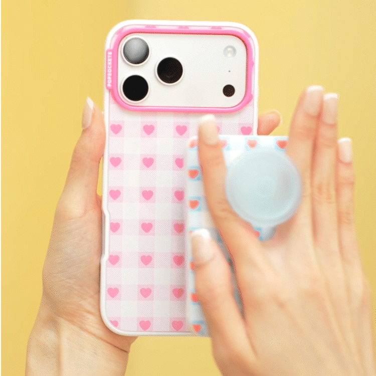 Blush Gingham — iPhone 17e/16e MagSafe Case - US 23644