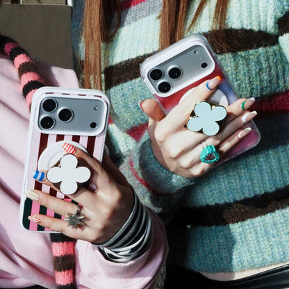 Pop of Pink Stripe — iPhone 15 Plus MagSafe Case - US 74941